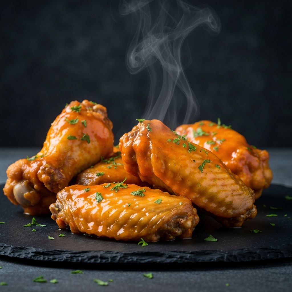 Delicious crispy wings