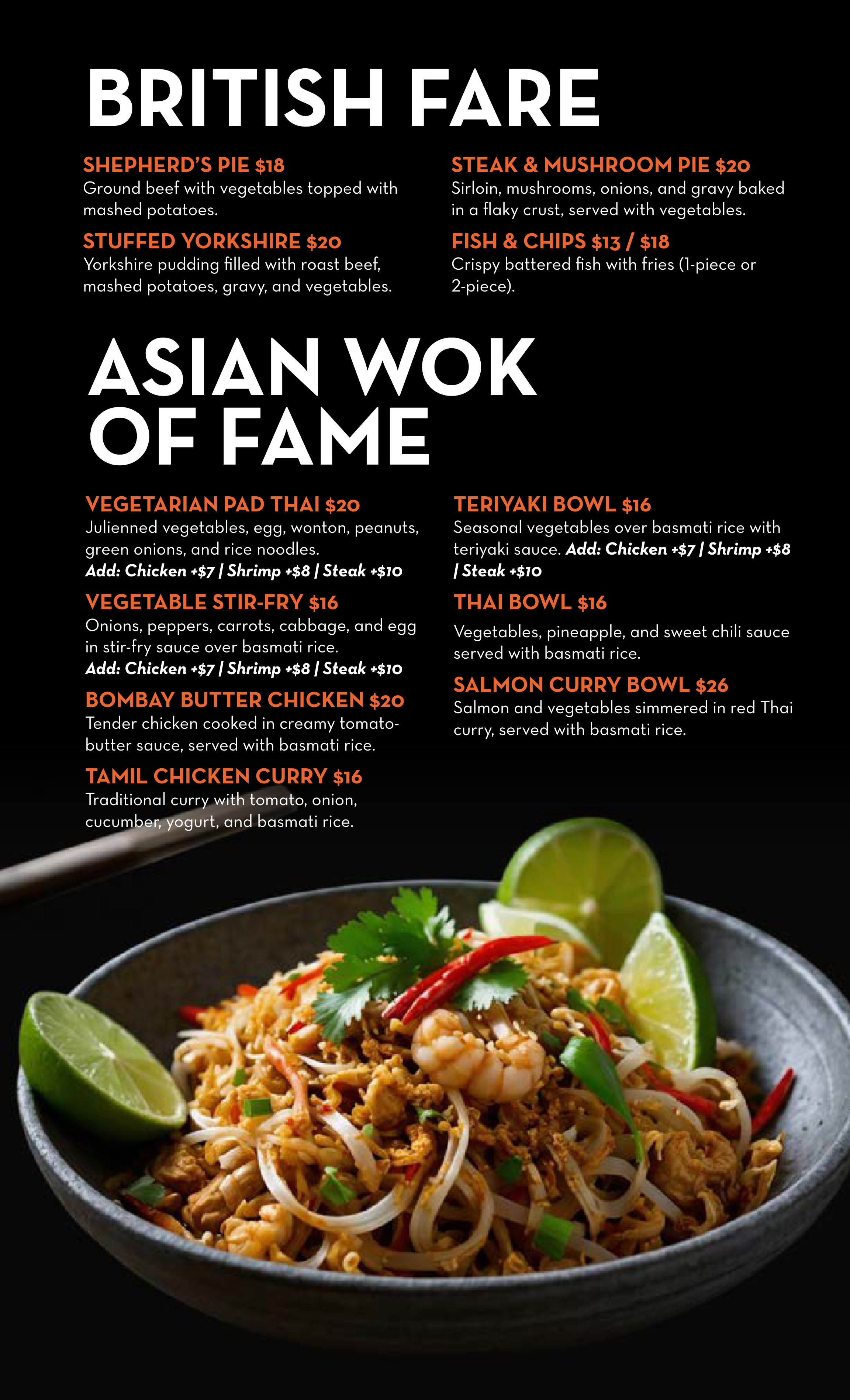 The Box Wings Lunch and Dinner Menu Page 12