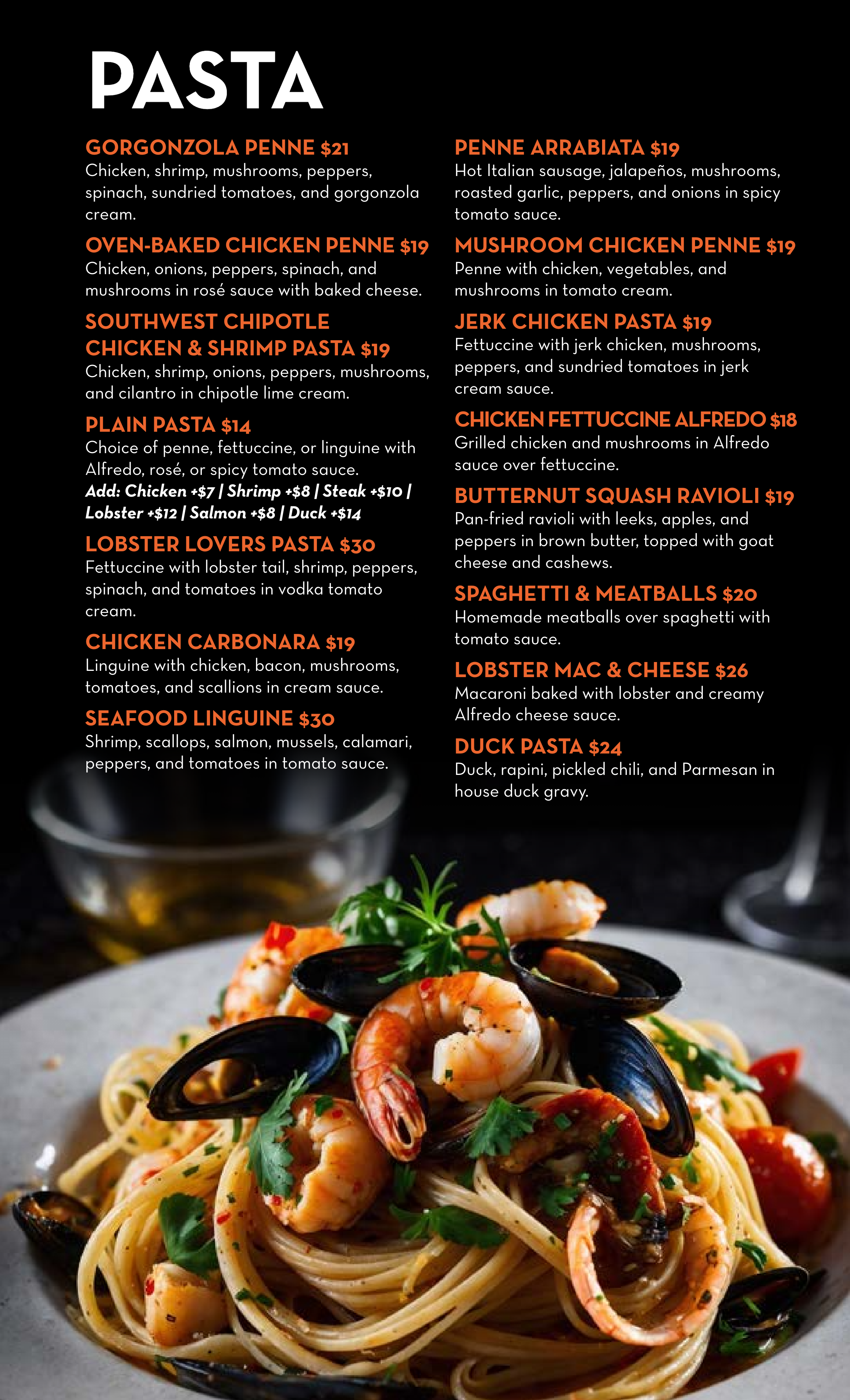 The Box Wings Lunch and Dinner Menu Page 13